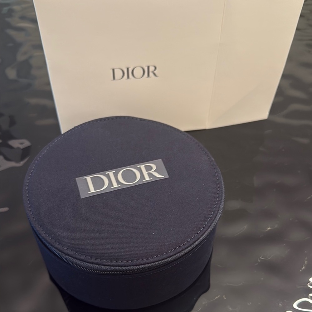 Dior Navy Blue Round Case